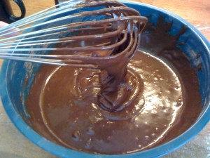 "prior to adding water"