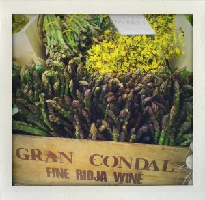 "last of the spring asparagus"