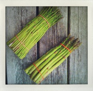 "thin and fat asparagus"