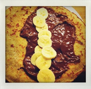 "banana and nutella crêpe"