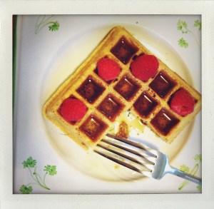 "waffle-y goodness"