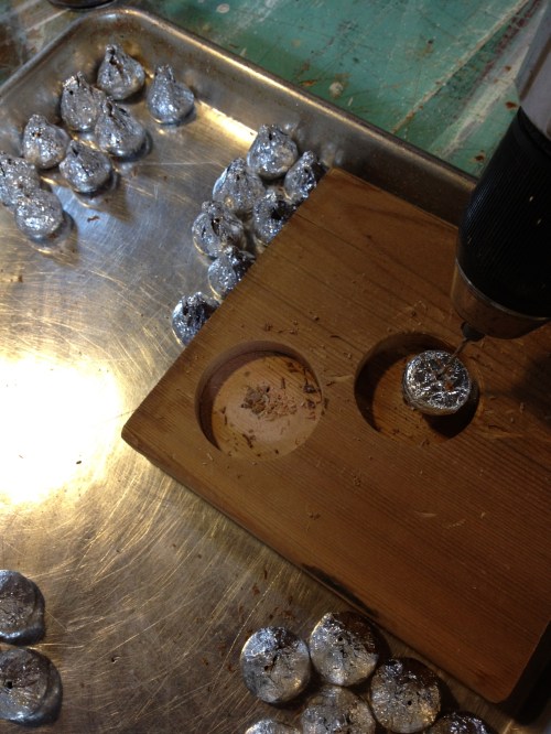 "drilling holes one kiss at a time"