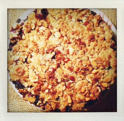 "Laura's Mixed Fruit Crumble"