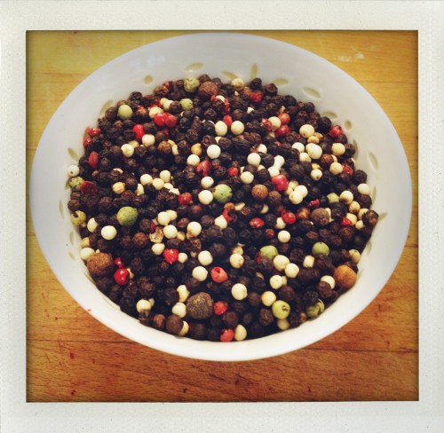 mixed up peppercorns "mixed up peppercorns"