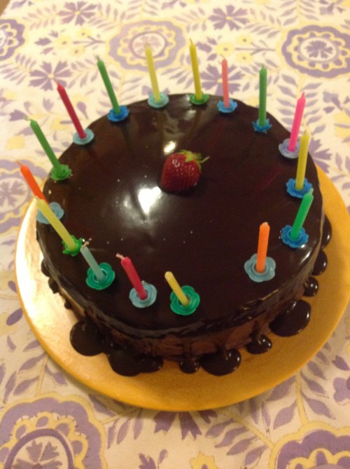 Chocolate ganache frosting 