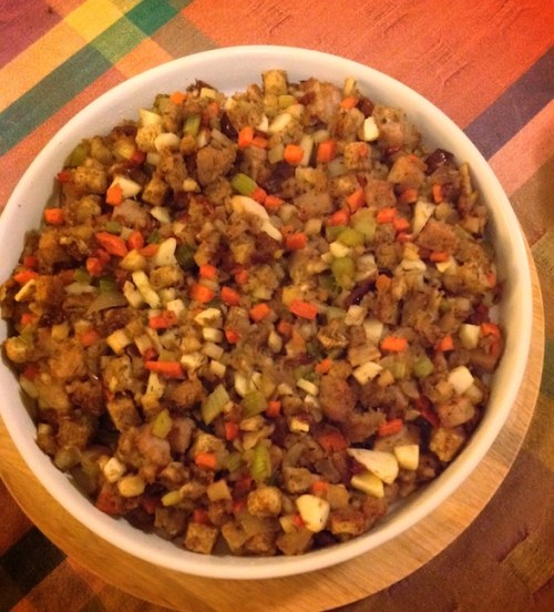 extra acorn squash stuffing
