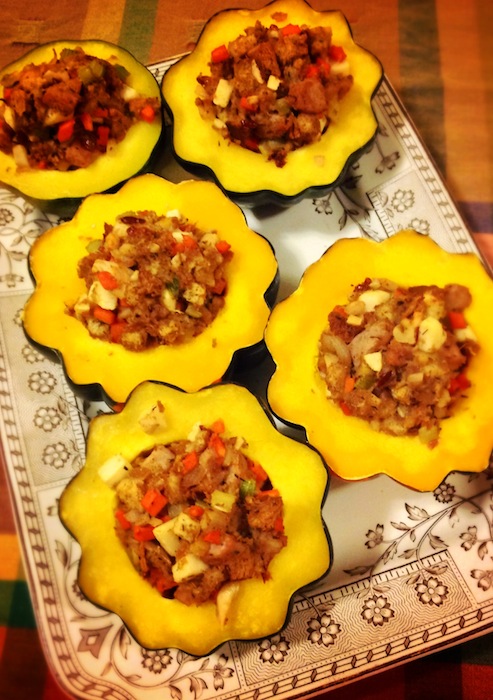 stuffed acorn squash