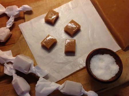 caramels and sea salt