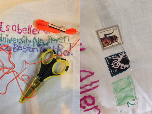 Ebroidered Happy Mail 1