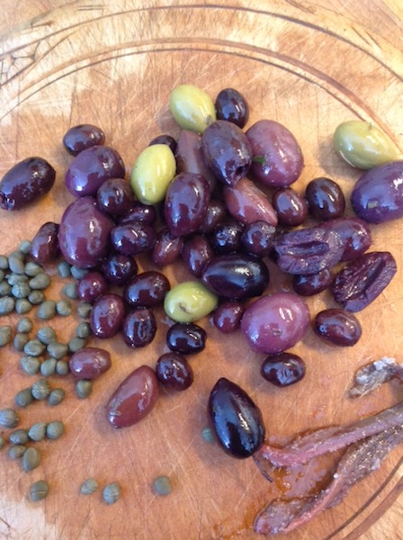 Tapenade ingredients