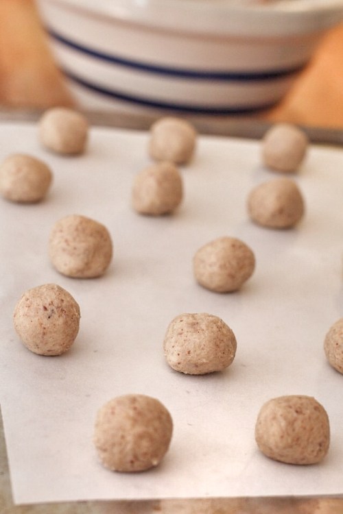 Mazel tov Mexican Wedding cookies ready to bake