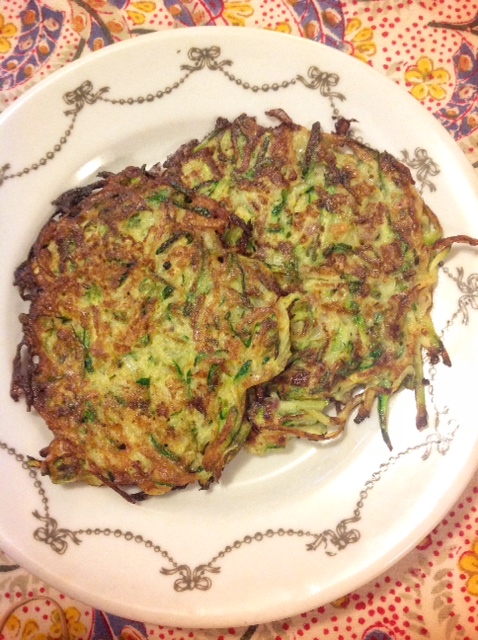 Zucchini pancakes