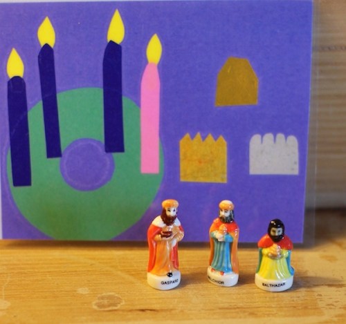 Feves used in Godly Play Advent lesson