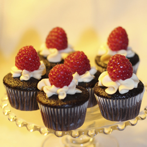 The best chocolate cake with raspberries and cream cheese frosting