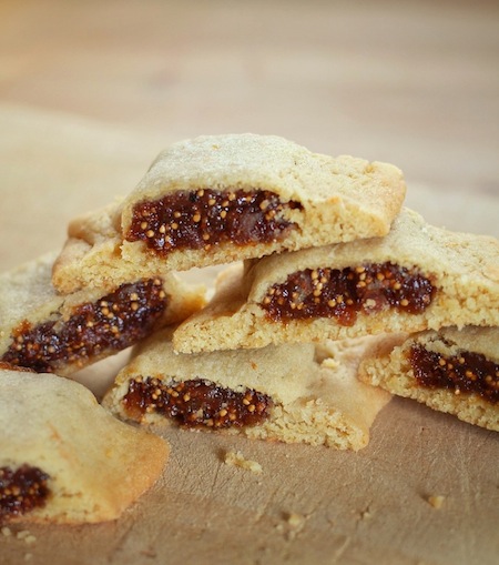 Homemade fig newton cookies