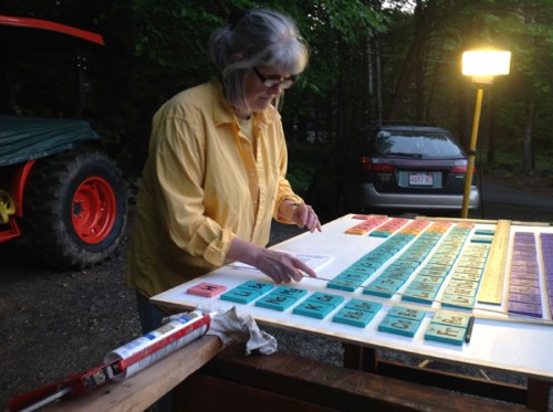 Working late into the night