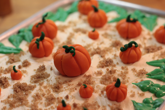 Pumpkin patch carrot cake