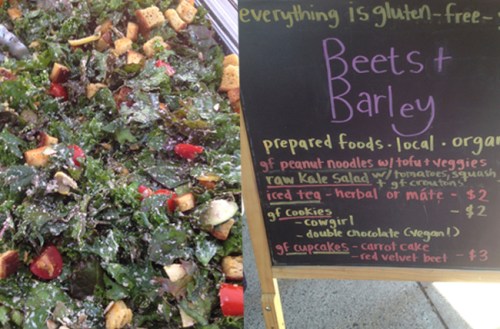 Kale salad from Beets and Barley