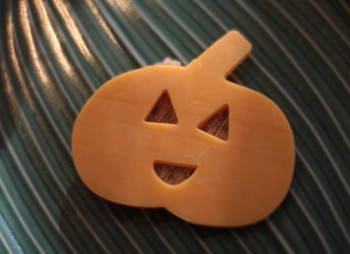 Pumpkin cheddar cheese