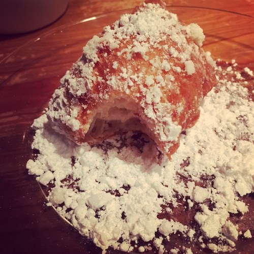 Last beignet on my plate - time to order more.