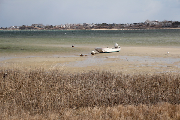 Low tide on Nantucket Island