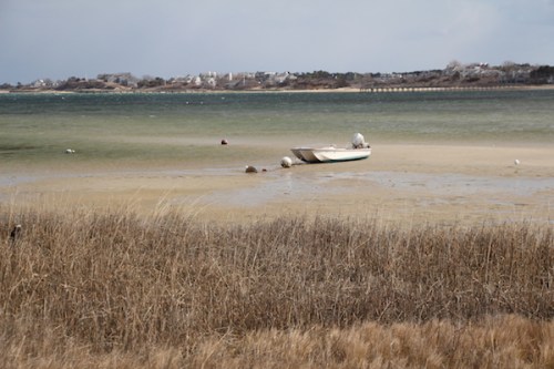 Low tide on Nantucket Island