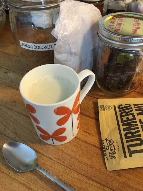 Measure the milk in your mug of choice