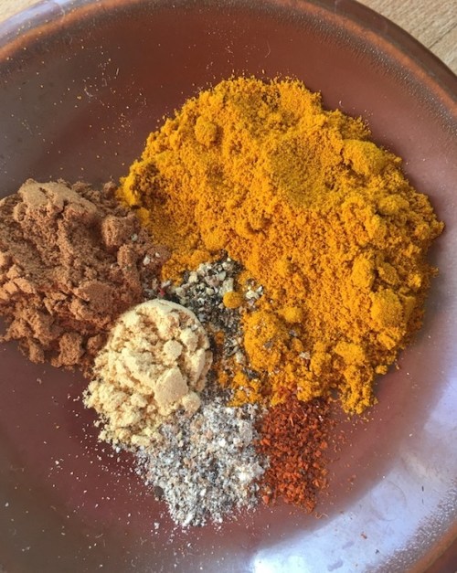 Spices used in Golden Milk