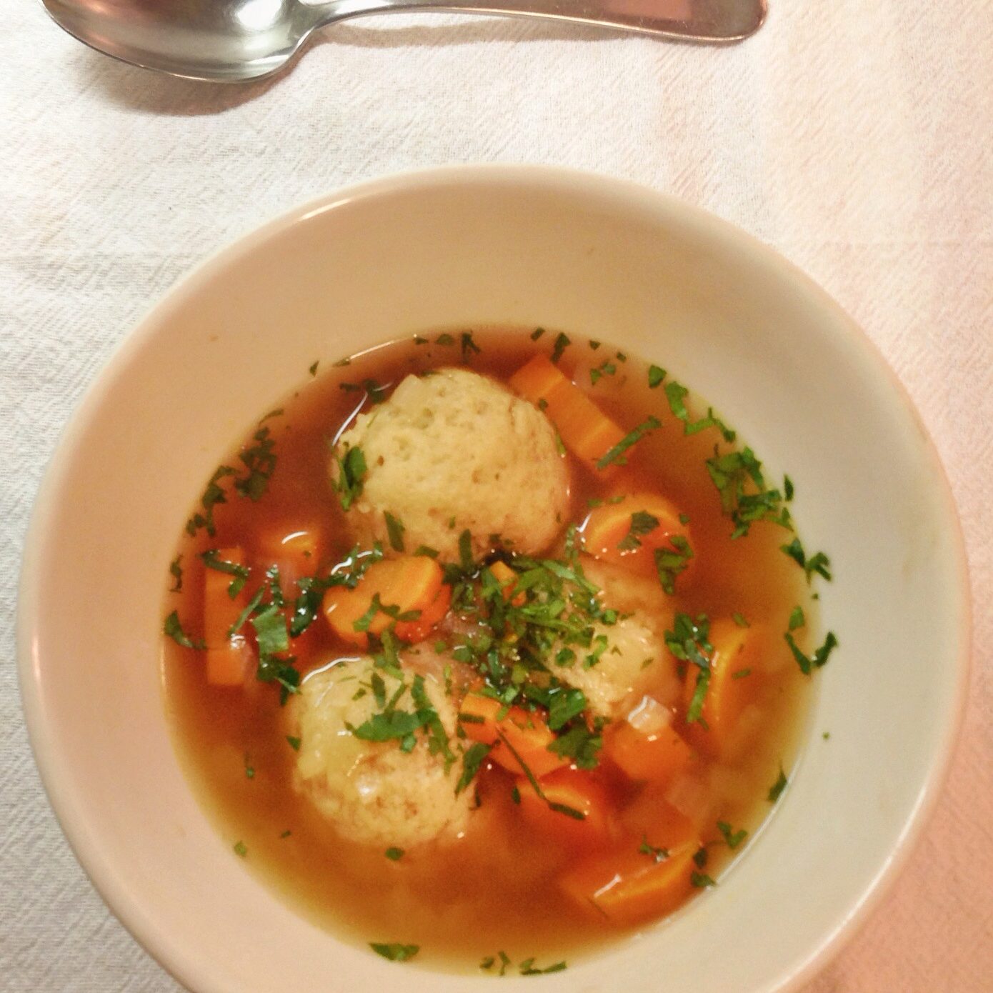 Not your grandmother's imatzo ball soup