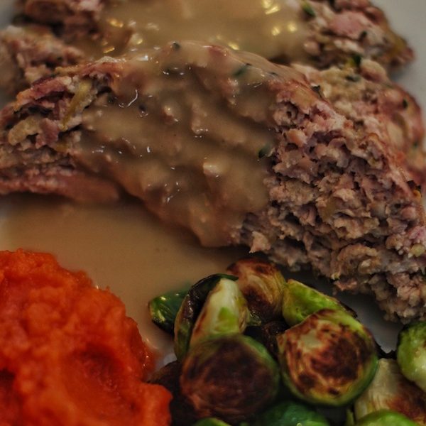Turkey meatloaf dinner